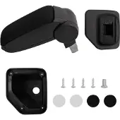 vidaXL Accoudoir de voiture noir 15x32x(40-52) cm ABS