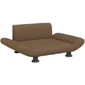 vidaXL Lit pour chien Marron 70x45x28 cm Tissu
