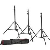 Bresser Support de lampe 3x BR-TP280 Pro 280 cm + sac