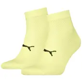 Puma Lot de 2 Paires Chaussettes Courtes Yellow 39-42
