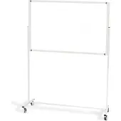Rocada Armature pour système de whiteboard Skin, pour whiteboards de dimensions 1000 x 1500 mm, avec roulettes