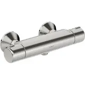 Hansa HANSAMICRA robinet de douche, avec dispositif de sécurité, fonction éco, raccords eau chaude/froide inversés, 58152171