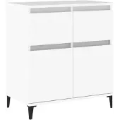vidaXL Sideboard blanc 60x35x70 cm bois composite