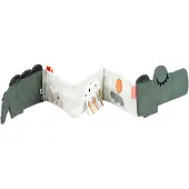 Done by Deer Fold-out Soft Book Croco Vert Enfants