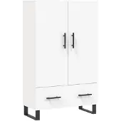 vidaXL Highboard blanc 69,5x31x115 cm Bois composite