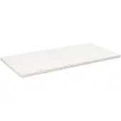 vidaXL Dessus de table blanc 110x55x2,5 cm bois de pin massif