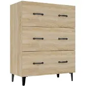 vidaXL Sideboard chêne Sonoma 69,5x34x90 cm Matériau dérivé du bois