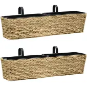 vidaXL Jardinières 2 pcs Jacinthe d'eau