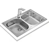 Teka Double évier Universe 80 T-xp 2c Ø