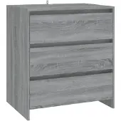 vidaXL Sideboard Gris Sonoma 70x41x75 cm Bois composite