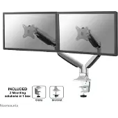 NeoMounts NM-D750DSILVER Bras d'Écran PC Vérin à Gaz Argent