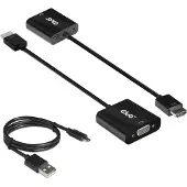 Club 3D 1.4 M/f Hdmi To Vga Adapter Argenté