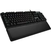 Logitech G G513 CARBON LIGHTSYNC RGB Mechanical Gaming Keyboard, GX Brown clavier USB QWERTY Anglais Charbon