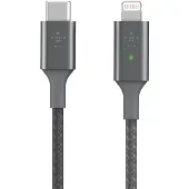 Belkin Smart LED USB-C to Lightning Gris