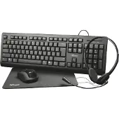 Trust Clavier+souris Trust Primo 4-in-1 Home-be