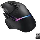 Logitech G G502 X PLUS, droite, optique, RF sans fil, 25600 DPI, noir