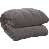 vidaXL Couverture lestée Gris 220x240 cm 15 kg Tissu