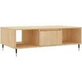 vidaXL Table basse chêne Sonoma 104x60x35 cm Bois composite