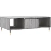 vidaXL Table basse Gris Sonoma 104x60x35 cm Bois composite