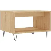 vidaXL Table basse chêne Sonoma 60x50x40 cm bois composite
