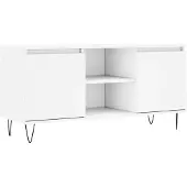 vidaXL Armoire TV blanche 104x35x50 cm Bois composite