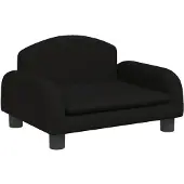 vidaXL Hundekorb 50x40x30 cm Stoff schwarz
