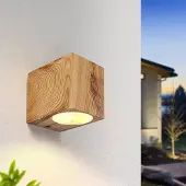 LumenXL Applique d'extérieur élégante aspect bois - Giulia