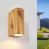 LumenXL Applique aspect bois 2-lumières - Matteo