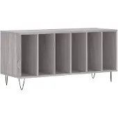 vidaXL Armoire à plateaux Gris Sonoma 100x38x48 cm Bois composite