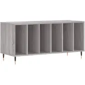 vidaXL Armoire à plateaux Gris Sonoma 100x38x48 cm Bois composite