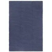 vidaXL Tapis rectangulaire Bleu marine 160x230 cm Coton