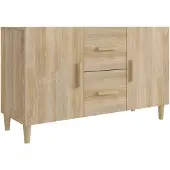 vidaXL Sideboard Chêne Sonoma 100x36x60 cm Matériau dérivé du bois
