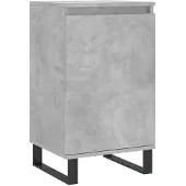 vidaXL Sideboard gris béton 40x35x70 cm Bois composite