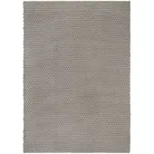 vidaXL Tapis rectangulaire Gris 160x230 cm Coton