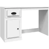 vidaXL Bureau avec tiroir blanc 115x50x75 cm Bois composite