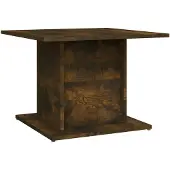 vidaXL Table basse chêne fumé 55,5x55,5x40 cm Bois composite