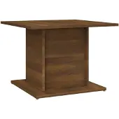 vidaXL Table basse marron aspect chêne 55,5x55,5x40 cm Matériau dérivé du bois
