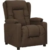 vidaXL Fauteuil relax brun Tissu