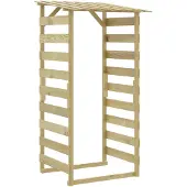 vidaXL Pergola avec toit 100x90x200 cm Bois de pin imprégné