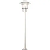 Brilliant Lampadaire en acier inoxydable Terrence