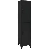 vidaXL Armoire à casiers Noir 38x45x180 cm Acier