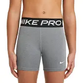 Nike Pantalon de sport 'Pro' gris chiné / noir / blanc