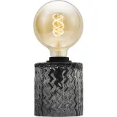 Pauleen Crystal Smoke Tischleuchte max20W E27 Rauchglas