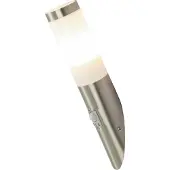 Globo Lighting Lampe d’extérieur Boston Led Acier inoxydable avec blanc et capteur