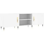 vidaXL Armoire TV Blanc 150x30x50 cm Bois composite