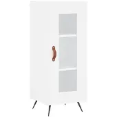 vidaXL Sideboard Blanc 34,5x34x90 cm Bois composite
