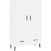 vidaXL Highboard blanc 69,5x31x115 cm Bois composite