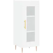vidaXL Sideboard Blanc 34,5x34x90 cm Bois composite