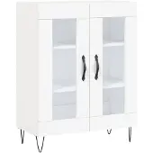 vidaXL Sideboard Blanc 69,5x34x90 cm Bois composite