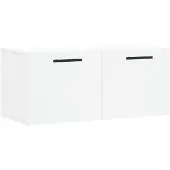 vidaXL Armoire murale blanc 80x36,5x35 cm bois d'ingénierie